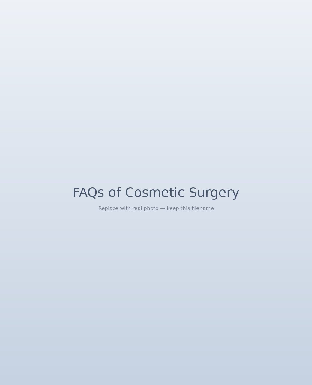 FAQs of Cosmetic Surgery — book by Dr. Daniel Gallaga